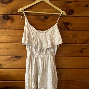 American Eagle Outfitters White Patterned Top